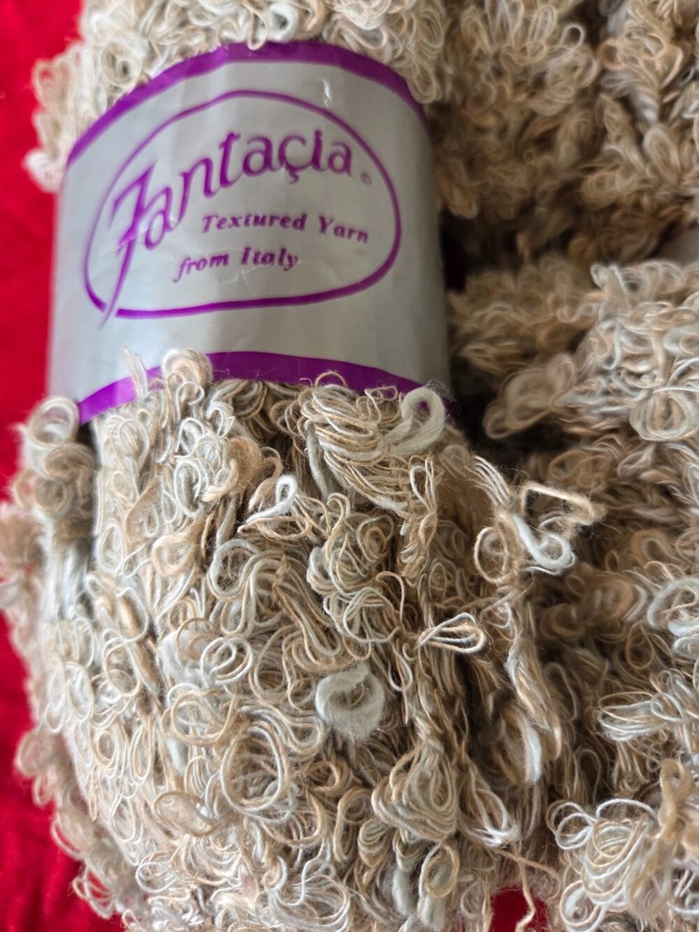 3+ Skeins Fantacia Textured Yarn Made in Italy | Discontinued Yarn | Dye Lot 30